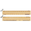 6" Architectural Wooden 4 Bevel Ruler